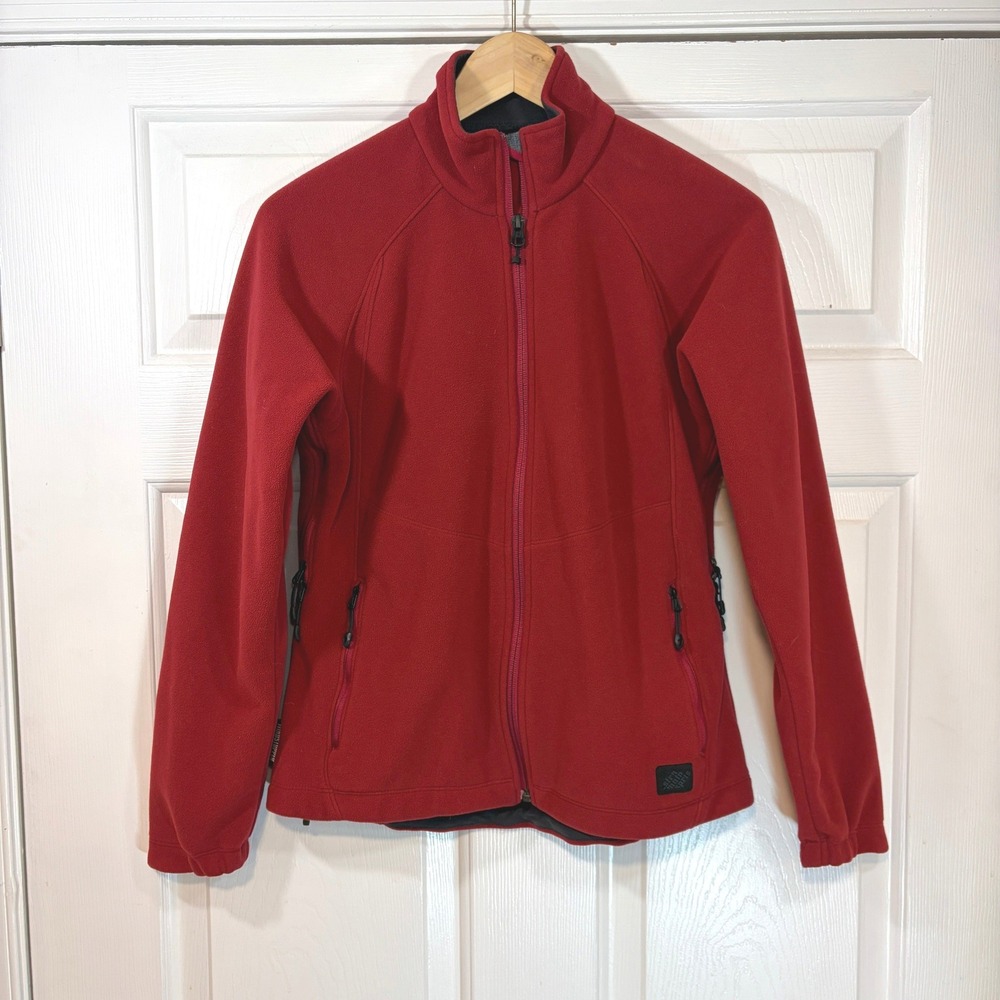 EMS Eastern Mountain Sports Windstopper Fleece Jacket Red Womens XS Camp Hike
